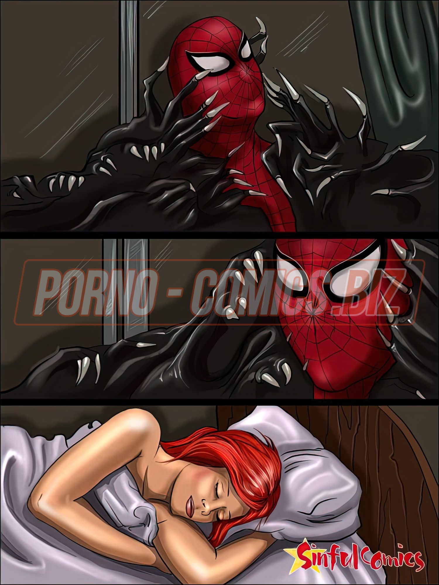 Порно комиксы про паука фото 80